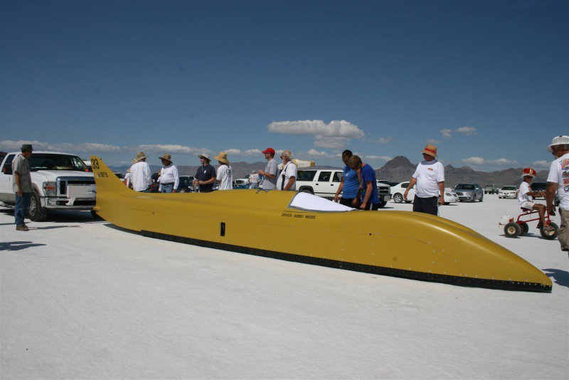 Illustration for article titled Bobby Moore's Maro Special, A 400 MPH Super Streamliner